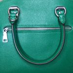 Green Leather Dome Shaped Katy Satchel 2553 & COACH Green Wristlet Photo 7