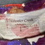 Coldwater Creek Womens S Multicolor Round Neck Half Sleeve Floral Blouse Photo 3