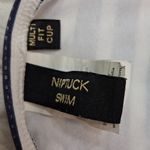 NWOT NIP TUCK Navy and White Striped One Piece Swimsuit Blue Size 8 Photo 3