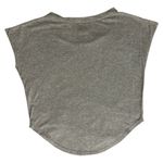 Nike  Gray Crop T-Shirt with Orange Logo Photo 1