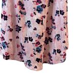 Lucky Brand Women's Pink Floral Sleeveless Knee Length Dress Size L Photo 2
