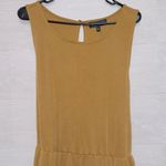 Eloquii  NWT Women's Plus Size 16 Camel Tan Sleeveless Tie Back Wide Leg Jumpsuit Photo 4