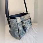 Juicy Couture RARE Y2K Quilted Denim Blue CrossBody Bag Purse-READ Photo 2