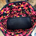 Trina Turk Tote Spacious Navy Bluewith Gold Accents--preowned some wear on handle Photo 1