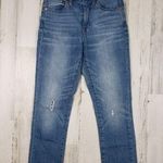 Madewell  Blue Denim The High-Rise Slim Crop Boyfriend Jeans Women's Size 24 Photo 0