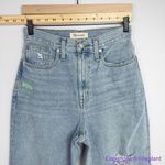 Madewell NEW  Baggy Straight Jeans in Earlhurst Wash: Ripped‎ Edition, 25 Photo 6