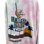 The Lumineers Brightside Roadside Motel Crewneck Sweatshirt Tie Dye Pink Blue XL Photo 8