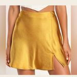 Free People Elegant Gold Satin Skirt! Photo 0