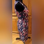 Boden Confetti Printed Stretch‎ Cotton Sleeveless Lined Sheath Dress Blue Sz 2P Photo 7