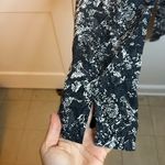 Elliott Lauren Snakeskin Stretch Pull On Ankle Pants Gray Size 4 Photo 4