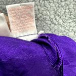 Adonna Slip Dress Women M Purple Jacquard Floral Mini Y2K Coquette Romantic Purple Size M Photo 7