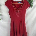 Francesca's buttons by  ribbed short sleeve dress Photo 0
