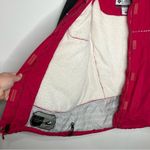 Columbia  Sherpa lined coat size large‎ hot pink white black Photo 4