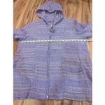 Flax  women’s full zip Jacket Pockets Sz M Photo 5