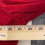 AMI Red Corduroy Jean Jacket Shacket Snap Up Size Large Photo 6