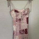 Wilfred Aritzia Soft Pink and Purple Patchwork Fable Dress sz 10 Photo 0