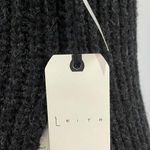 Leith New Chunky Knit Mock Neck Sweater Pullover Black Multicolor Speckle Photo 13