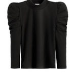 Cuyana French Terry Puff Sleeve Sweatshirt Photo 0