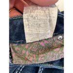 Rock 47 by Wrangler Women’s Bootcut Embelished Low Rise Dark Denim Jeans Sz 28L Blue Photo 11