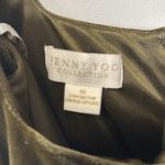 Jenny Yoo  Collection Olive Green Square Neck Dress in Size Ten Mara Mini Photo 2