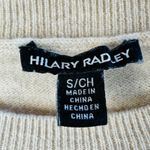 Hilary Radley  Cashmere Oatmeal‎ Beige Crewneck Sweater Womens S Minimalist Chic Photo 2