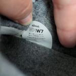 Allbirds Wool Piper Woven Lace Up Sneaker in Pewter Grey Blizzard Sole Women's 7 Photo 7