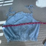 Brandy Melville  John Galt Blue Striped Tank Top Photo 4