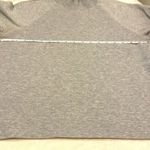 The North Face - Relaxed Cropped Mock Neck Ribbed Pullover in Grey- Size Small Photo 4