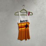 Genuine Merchandise  White Striped Astros Tank Top Sz M NWT Photo 1