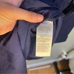 Madewell Navy Fresh Blueberry Oversized Straight Hem Shirt Signature Poplin XS Photo 10