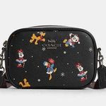 Coach Disney X Mini Jamie Camera Bag with Holiday Print Black Multi CN027 Photo 0