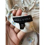 PacSun  Kendall & Kylie Size M Handkerchief Crop Top Tie Back Yellow Ditsy Floral Photo 3