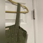 NWT Uncharted Threads Size L Dusty Olive Green Knit Cropped Cotton Tank Top Size L Photo 1