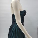 VTG Scott McClintock Prom Dress Womens 12 Emerald Green Sparkle Glitter Formal Photo 8