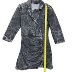 Retrofete Willa Gray Denim Sheath Mini Dress M Acid Wash Grunge Size M Photo 5