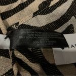 Lane Bryant scarf shawl zebra animal print beige black with metallic New Photo 3