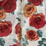 Forever 21 white red orange green maxi skirt Photo 2