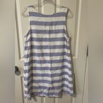 BeachLunchLounge Alina Stripe Linen & Cotton Shift Dress Womens medium Photo 2