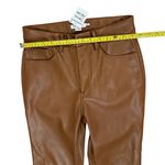 Good American  Women's Size 8 Brown Faux Leather High-Rise Pants Photo 1
