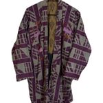 Handmade Jacket Art to Wear Top Womens OS Purple Reversible Patchwork Embroider Size undefined Photo 0