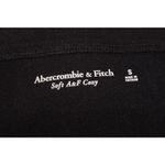 Abercrombie & Fitch Women's Soft A&F Cozy Black Long Sleeve Shirt Top Size Small Photo 2