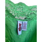 Bongo Y2K Juniors Neon Green Lace Camisole Tank Top Size Large Photo 2
