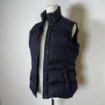 Lands' End  Warm Cozy Puffer Vest Down Feather Dark Navy Women’s Size Small 6-8 Photo 4