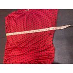 Lindy Bop Red Black Polka Dot Ruched Fit & Flare Dress Bow Shoulder Size US 20 Photo 5