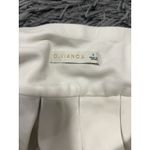 O. Vianca Mini Pleated‎ Skirt Women's Size Small Ivory Pull On Preppy Academia Photo 2