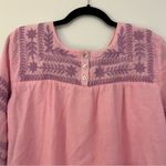 J Marie J. Marie The Katie Pink w/ Purple Embroidery Short Dress S Photo 5