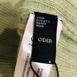 Cider Women's V-Neck Backless Knitted Midi Dress Sleeveless Pale Green Small NWT Photo 4