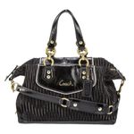 Coach Ashley black satchel carryall Photo 3