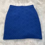 Banana Republic Mini Pencil Skirt Royal Blue Lace Photo 1