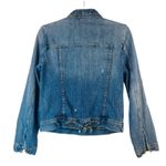 J.Crew  Classic Denim Trucker Jacket ATQ‎ Sanded Blue XS Moto Grunge Rock Capsule Photo 1